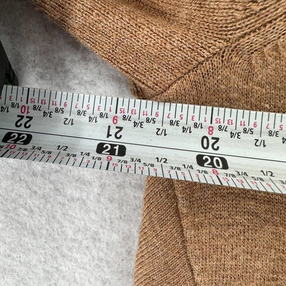 Chicos Tunic Sweater MEDIUM BeigeTurtleneck Handkerchief Hem Cashmere Blend - Picture 11 of 14
